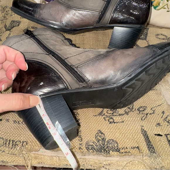 Dorking by Fluchos Brown Leather/ Suede Ankle Boots Size 41 - Picture 10 of 13